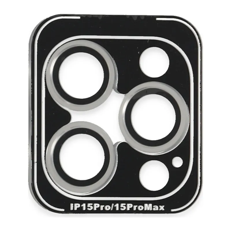 Joko İphone 15 Pro Max Pvd Metal Kamera Lens - Gümüş