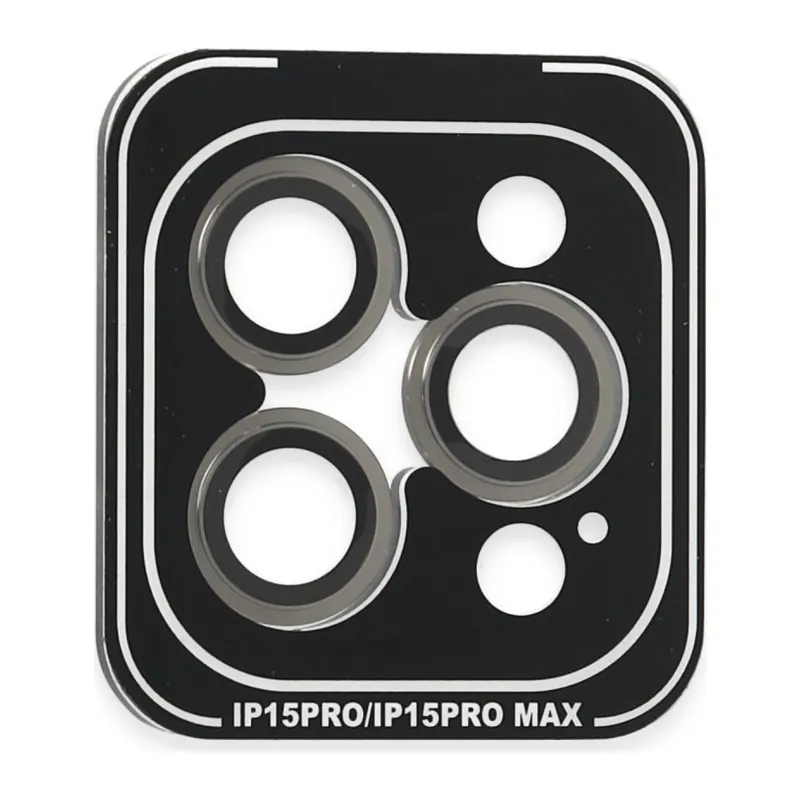 Joko İphone 15 Pro Max Pvd Metal Kamera Lens - Gri