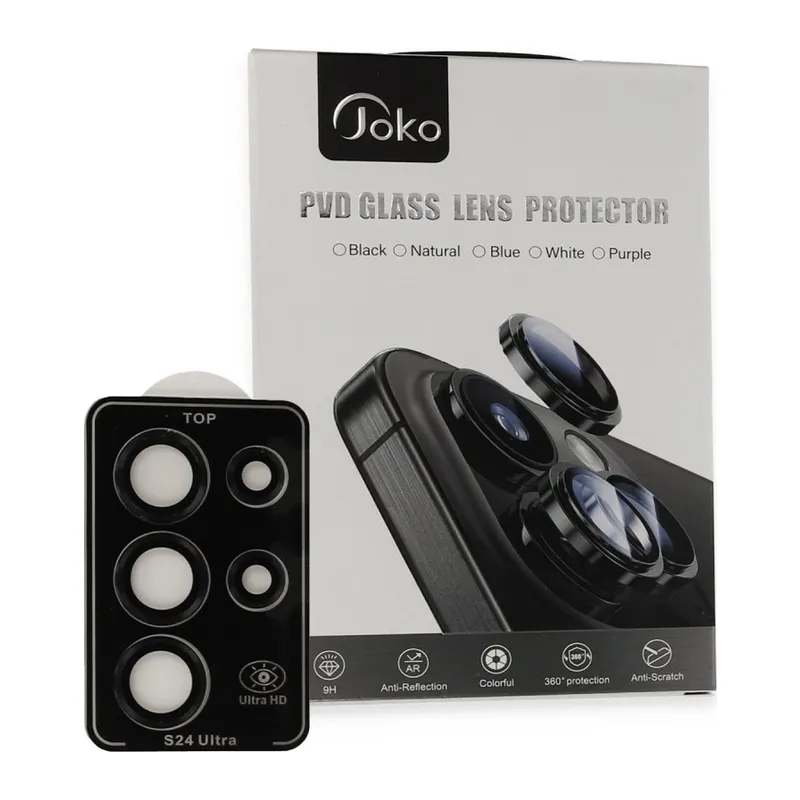 Joko Galaxy S23 Ultra Pvd Metal Kamera Lens - Siyah