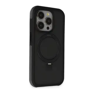 Joko İphone 15 Pro Zorda Airbag Magsafe Standlı Kapak - Siyah