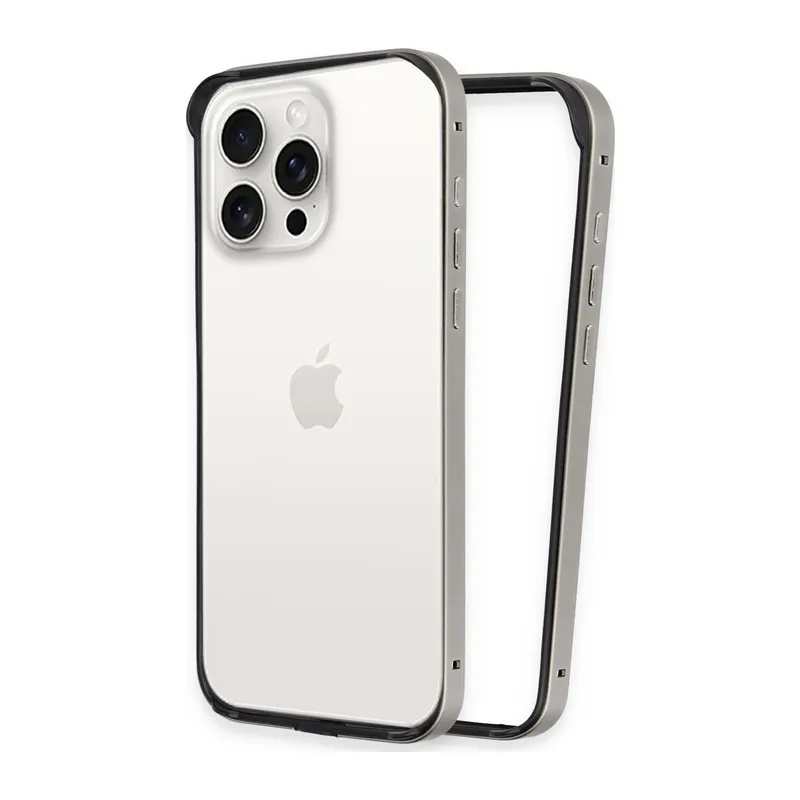 Joko İphone 15 Pro Land Bumper Koruma Kapak - Titan Gri
