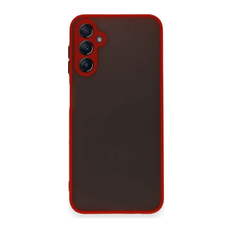 Galaxy A15 4g Kılıf Montreal Silikon Kapak - Kırmızı