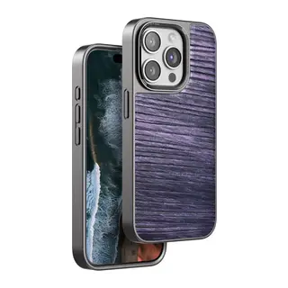 Venco İphone 15 Pro Wave Kapak - Derin Mor