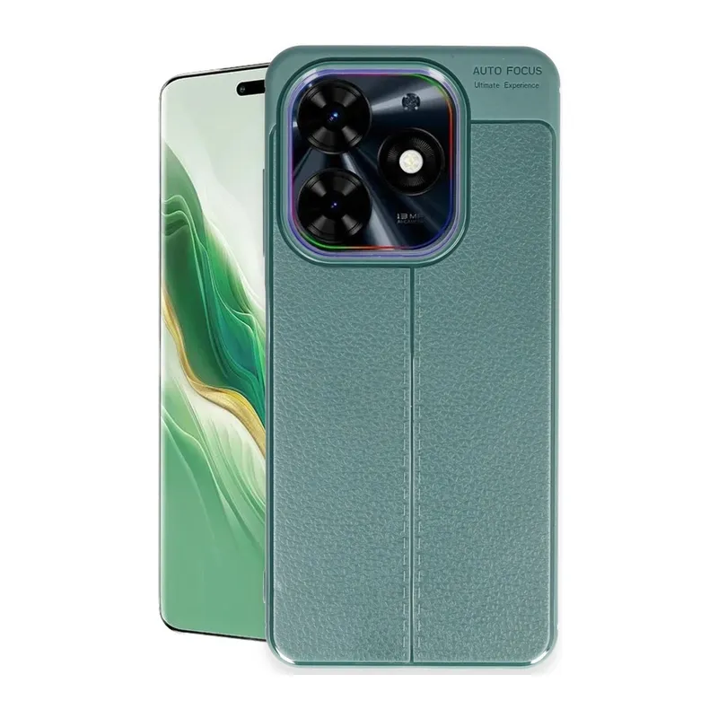 Tecno Spark Go 2024 Kılıf Auto Focus Kapak - Koyu Yeşil