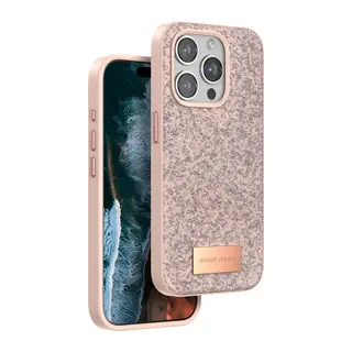 Onegif İphone 15 Pro Max Bright Simli Kapak - Pembe