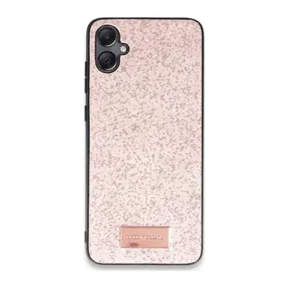 Onegif Galaxy A05 Bright Simli Kapak - Pembe