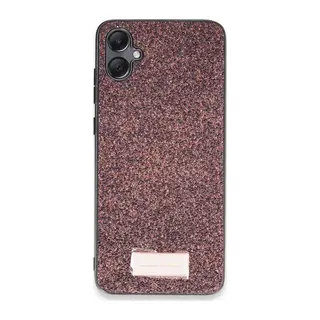 Onegif Galaxy A05 Bright Simli Kapak - Derin Mor