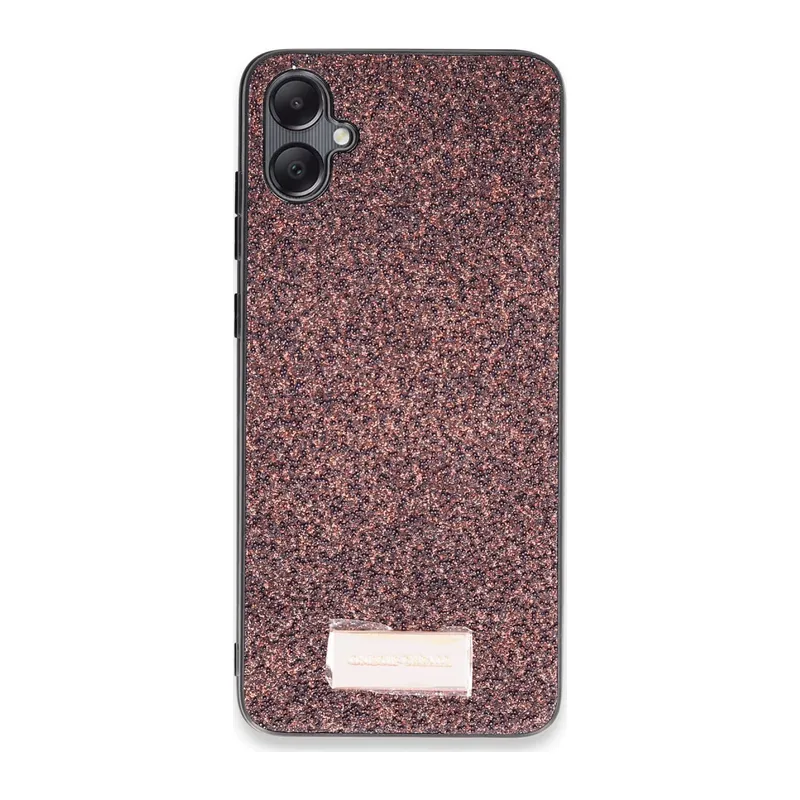 Onegif Galaxy A05 Bright Simli Kapak - Derin Mor