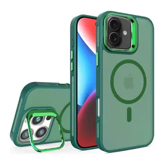 Joko İphone 16 Plus Flet Lens Magsafe Kapak - Koyu Yeşil