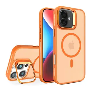 Joko İphone 16 Plus Flet Lens Magsafe Kapak - Turuncu