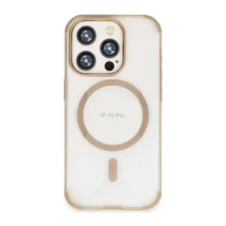 Joko İphone 15 Pro Hilton Magsafe Kapak - Gold
