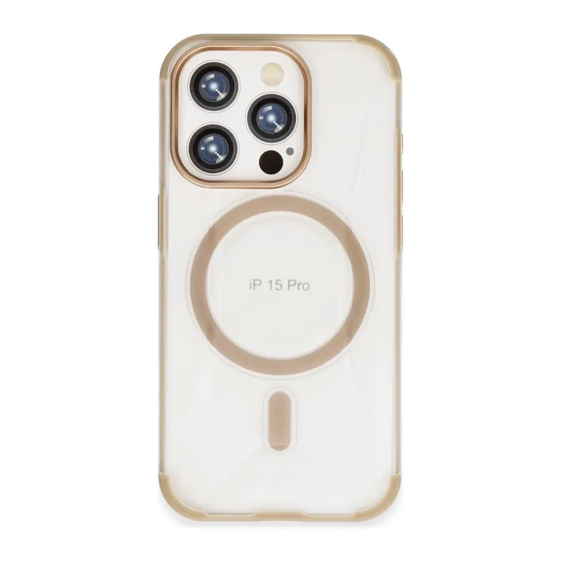 Joko İphone 15 Pro Hilton Magsafe Kapak - Gold
