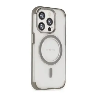 Joko İphone 15 Pro Max Hilton Magsafe Kapak - Titan Gri