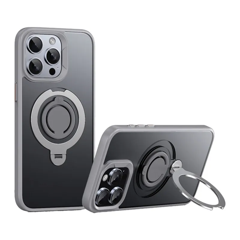 Joko İphone 15 Pro Max Avatar 360 Dönen Magsafe Kapak - Titan Gri