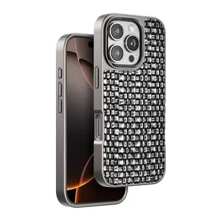Venco İphone 16 Pro Brand Kapak - Gümüş
