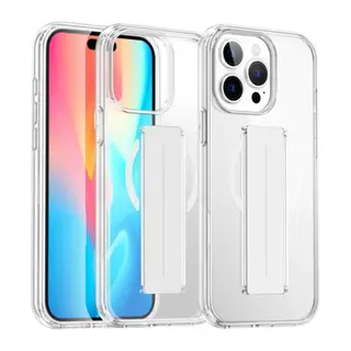 Joko İphone 14 Pro Max Kılıf Alfa Magsafe Standlı Kapak - Şeffaf