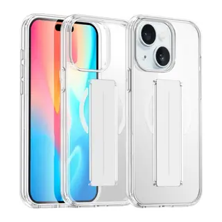 Joko İphone 15 Kılıf Alfa Magsafe Standlı Kapak - Şeffaf