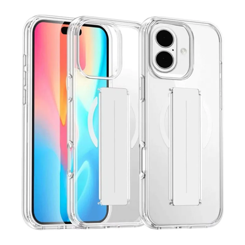 Joko İphone 16 Kılıf Alfa Magsafe Standlı Kapak - Şeffaf