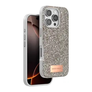 Onegif İphone 16 Pro Bright Simli Kapak - Gold
