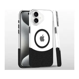 Joko İphone 16 Plus Carbon Puzzle Magsafe Kapak - Siyah