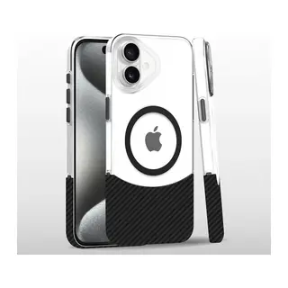 Joko İphone 16 Plus Carbon Puzzle Magsafe Kapak - Siyah-2