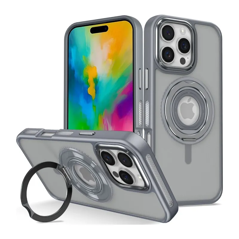 Joko İphone 16 Pro Banza Magsafe Standlı Kapak - Titan Gri