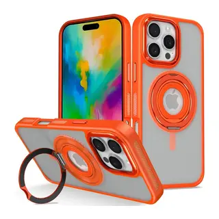 Joko İphone 16 Pro Banza Magsafe Standlı Kapak - Turuncu