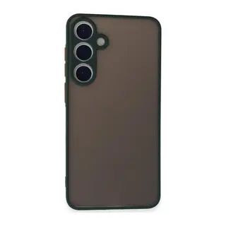 Galaxy S24 Kılıf Montreal Silikon Kapak - Yeşil