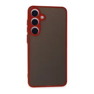 Galaxy S24 Kılıf Montreal Silikon Kapak - Kırmızı