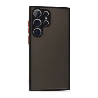 Galaxy S24 Ultra Kılıf Montreal Silikon Kapak - Siyah