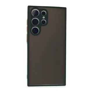 Galaxy S24 Ultra Kılıf Montreal Silikon Kapak - Yeşil