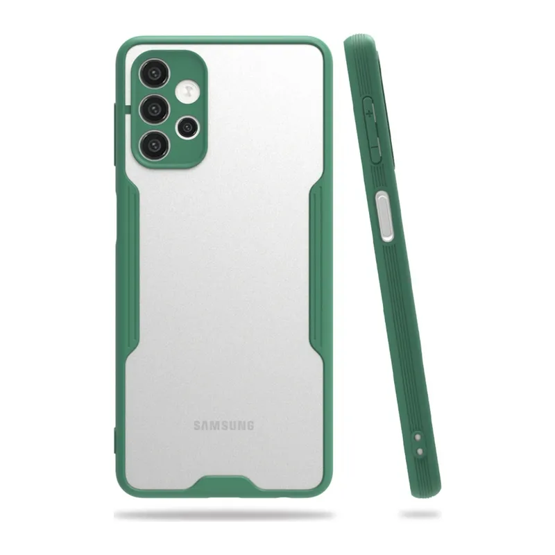 Galaxy A52 Kılıf Platin Silikon - Yeşil