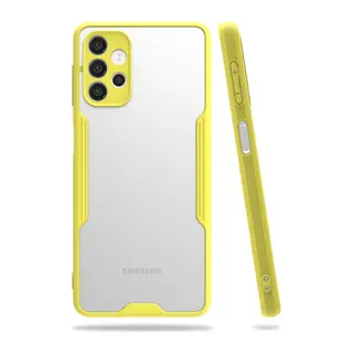 Galaxy A72 Kılıf Platin Silikon - Sarı