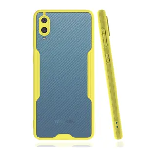 Galaxy A02 Kılıf Platin Silikon - Sarı