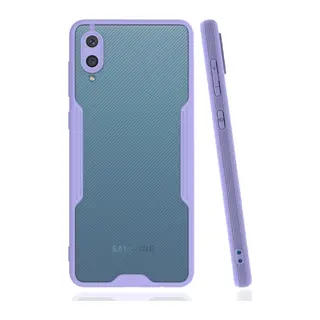Galaxy A02 Kılıf Platin Silikon - Lila