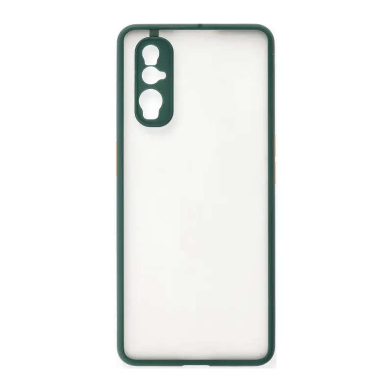 Oppo Find X2 Kılıf Montreal Silikon Kapak - Yeşil