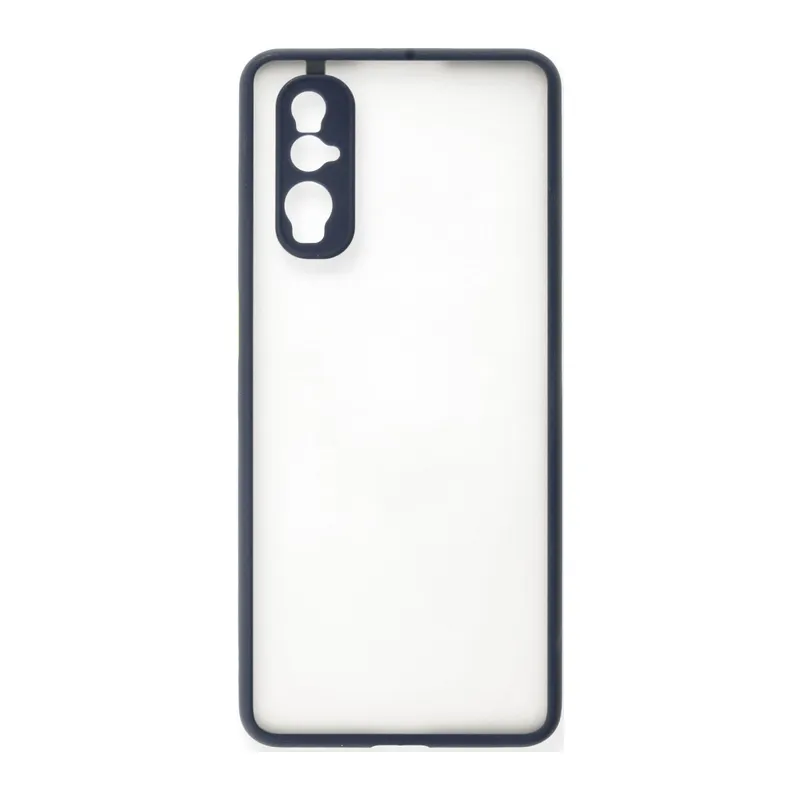 Oppo Find X2 Kılıf Montreal Silikon Kapak - Lacivert