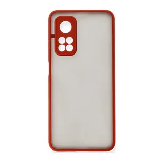 Xiaomi Mi 10t Kılıf Montreal Silikon Kapak - Kırmızı