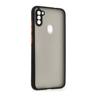 Galaxy A11 Kılıf Montreal Silikon Kapak - Siyah