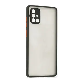 Galaxy A71 Kılıf Montreal Silikon Kapak - Siyah