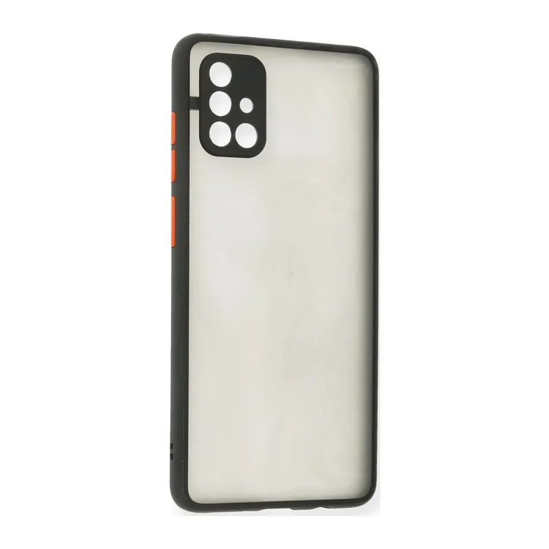 Galaxy A71 Kılıf Montreal Silikon Kapak - Siyah