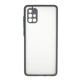 Galaxy A71 Kılıf Montreal Silikon Kapak - Gri
