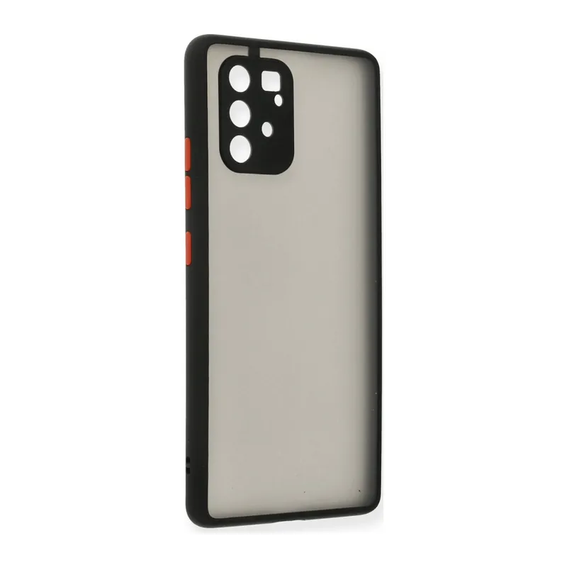 Galaxy A91 / S10 Lite Kılıf Montreal Silikon Kapak - Siyah