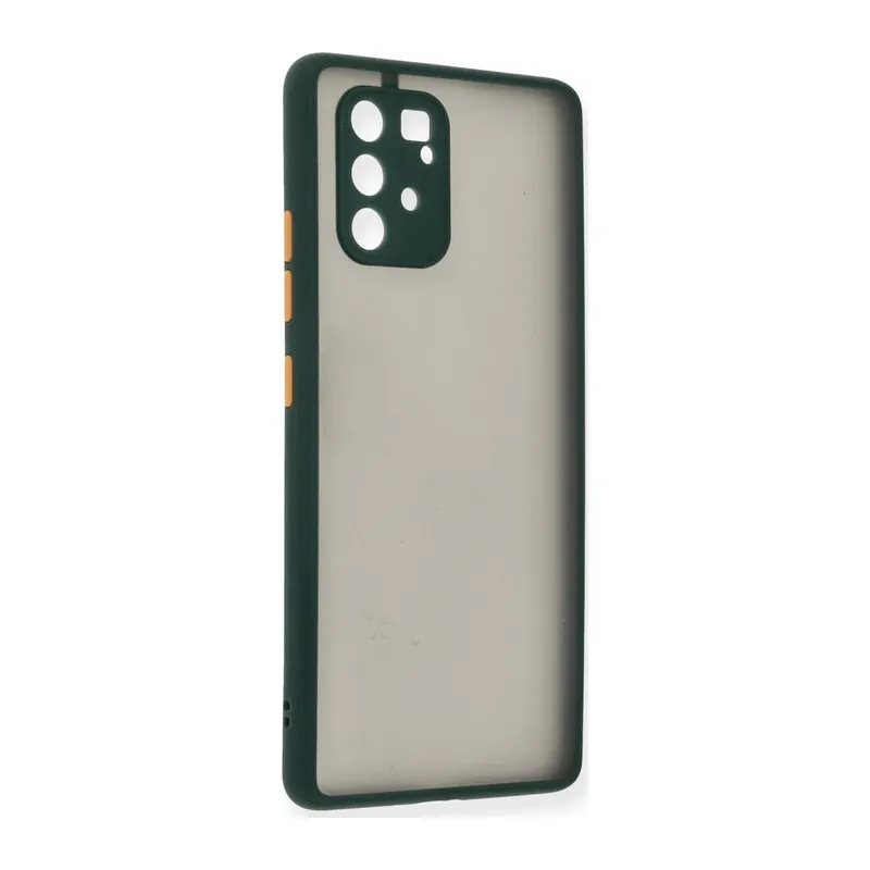 Galaxy A91 / S10 Lite Kılıf Montreal Silikon Kapak - Yeşil