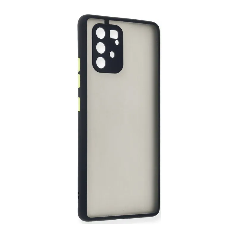 Galaxy A91 / S10 Lite Kılıf Montreal Silikon Kapak - Lacivert