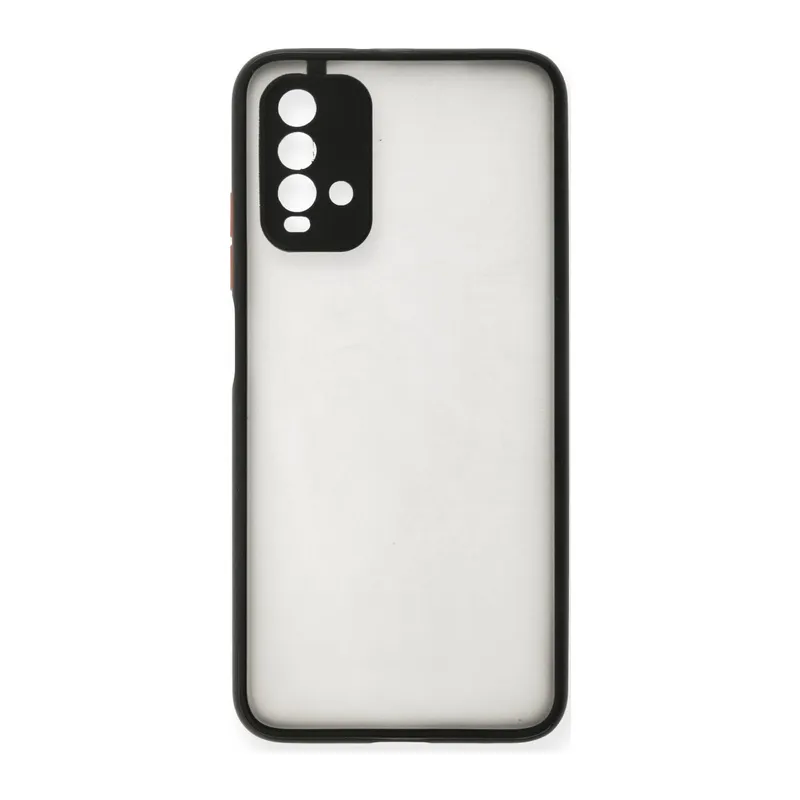 Xiaomi Redmi 9t Kılıf Montreal Silikon Kapak - Siyah
