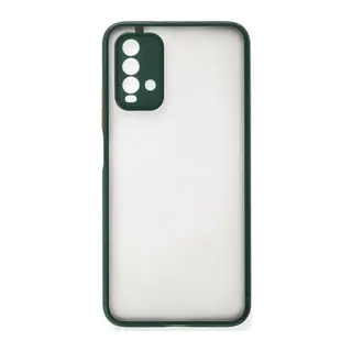 Xiaomi Redmi 9t Kılıf Montreal Silikon Kapak - Yeşil