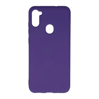 Galaxy A11 Kılıf Nano İçi Kadife Silikon - Mor