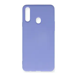 Galaxy A20s Kılıf Nano İçi Kadife Silikon - Lila