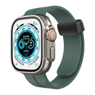 Watch 42mm Kr412 Elegance Stylısh Kordon (saat Değildir) - Koyu Yeşil
